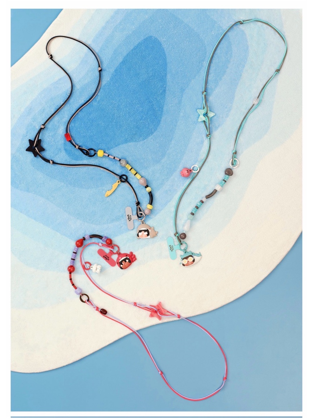 Pop Mart Crybaby Cry Me An Ocean Red Octopus Phone Charm Strap Lanyard